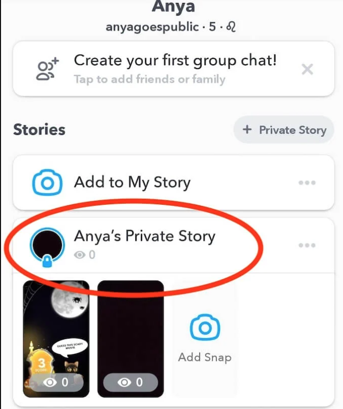 Private Stories